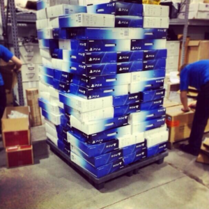That’s a Whole ‘Lotta Playstation 4 Boxes