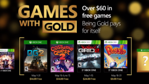 May 2016 Games With Gold Includes Defense Grid 2, Costume Quest 2, More