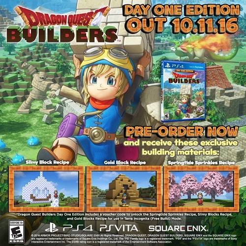 North American / European Dragon Quest Builders 2 boxart