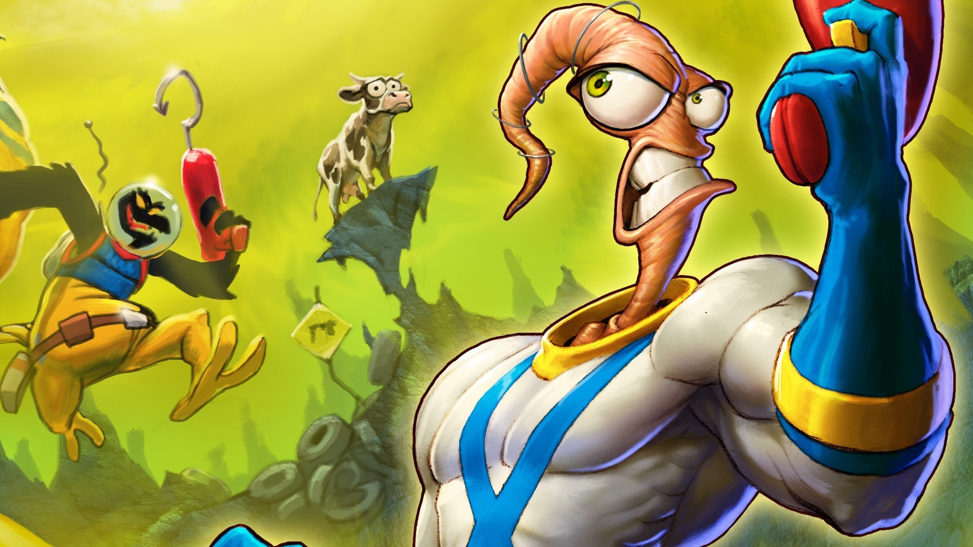 Earthworm Jim e Boogerman unirão suas forças em Boogerman 20th Anniversary:  The Video Game (Multi) - GameBlast