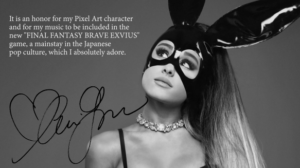 Ariana Grande Joins Final Fantasy: Brave Exvius as Playable Character