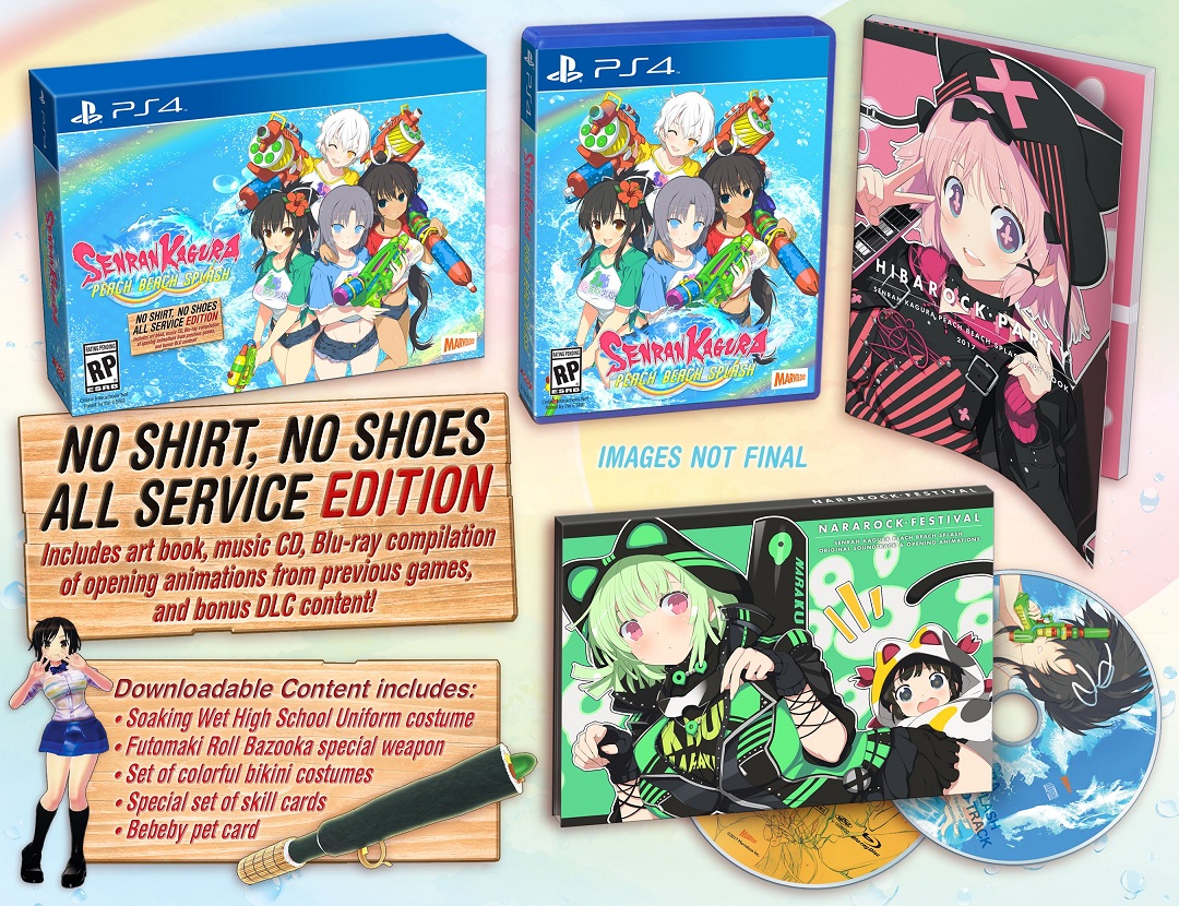 Senran Kagura: Peach Beach Splash North American Limited Edition Announced  - Niche Gamer