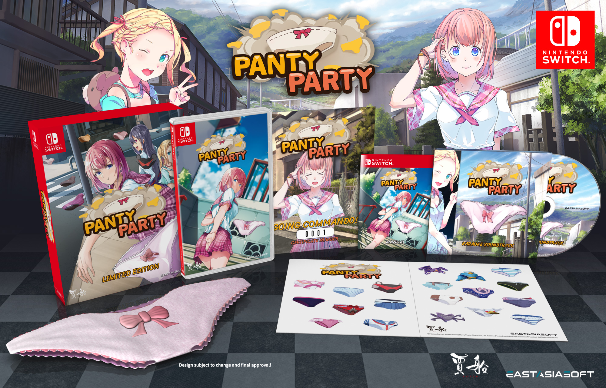Limited Physical Edition Announced for Switch Version of Panty Party -  Niche Gamer