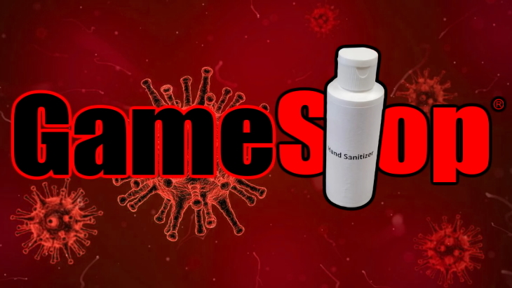 GameStop Hand Sanitizer