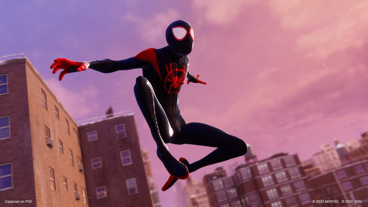 Marvel’s Spider-Man: Miles Morales Into the Spider-Verse suit