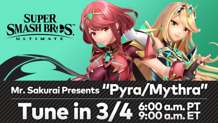 Super Smash Bros. Ultimate Pyra Mythra