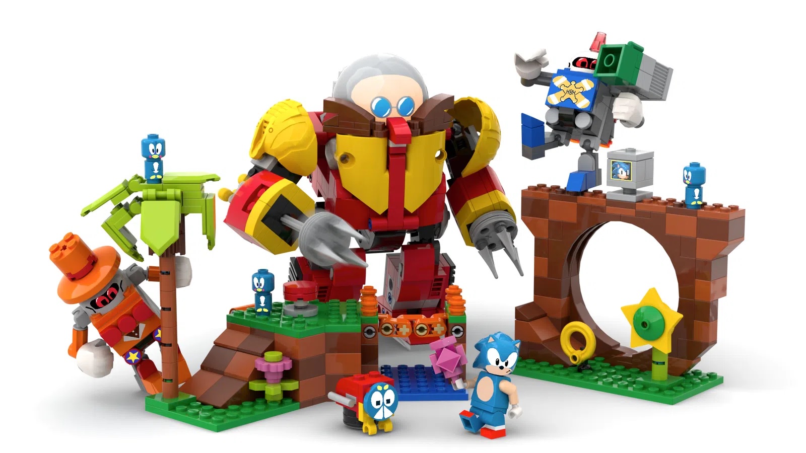 Sonic the Hedgehog Lego Set