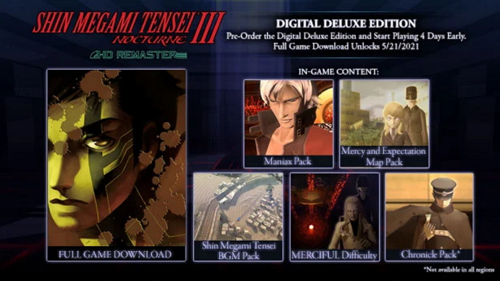 Shin Megami Tensei III: Nocturne HD Remaster Digital Deluxe Edition