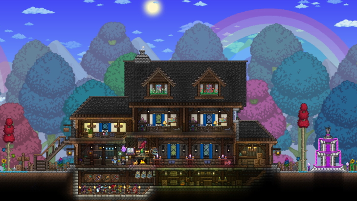 Terraria on Stadia Review: Pixel perfect building in a procedural sandbox