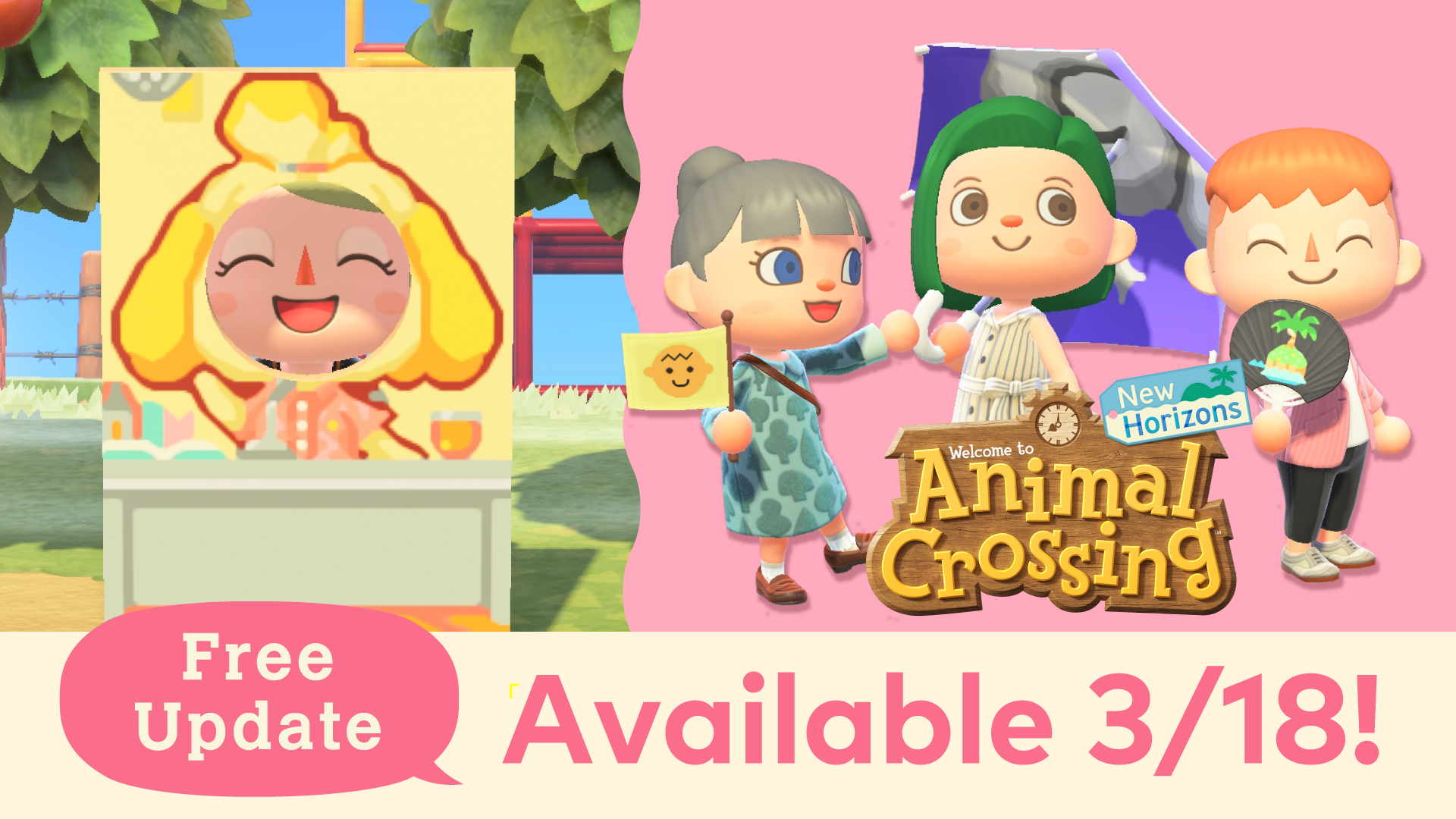 Animal Crossing: New Horizons Spring Update