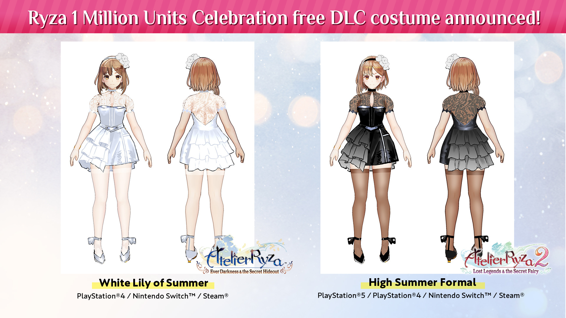 Atelier Ryza 1 and 2 Free Costume DLC Revealed