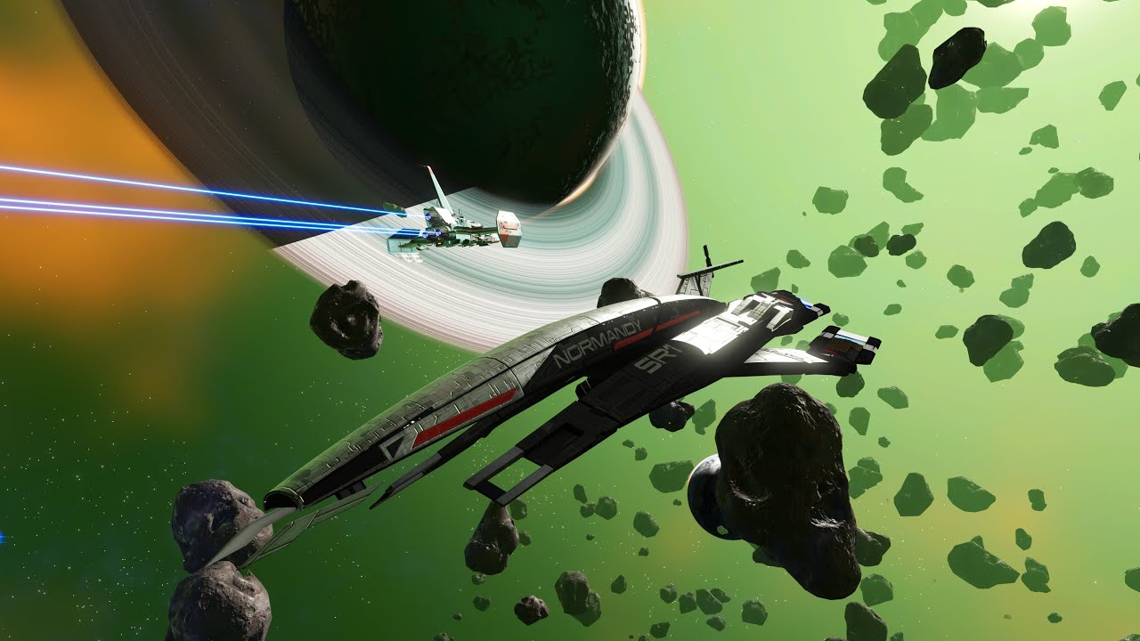 No Man's Sky Adds the Normandy SR1 Ship