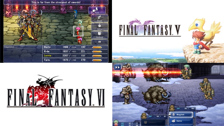 Final Fantasy V VI Delisted Steam