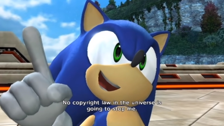 Sonic Colors Copyright Law