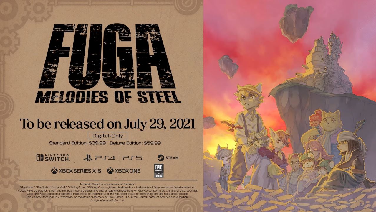 Fuga: Melodies of Steel launches July 29