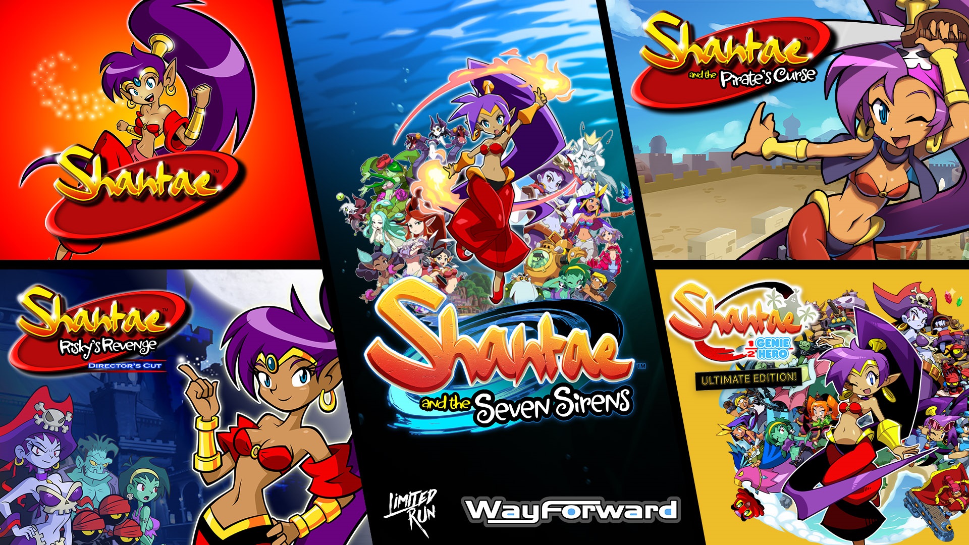 Shantae 1-5 Games are Coming to PS5