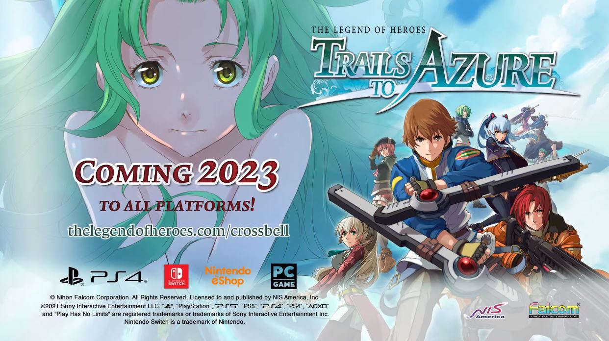 The Legend of Heroes: Trails to Azure Heads West in 2023