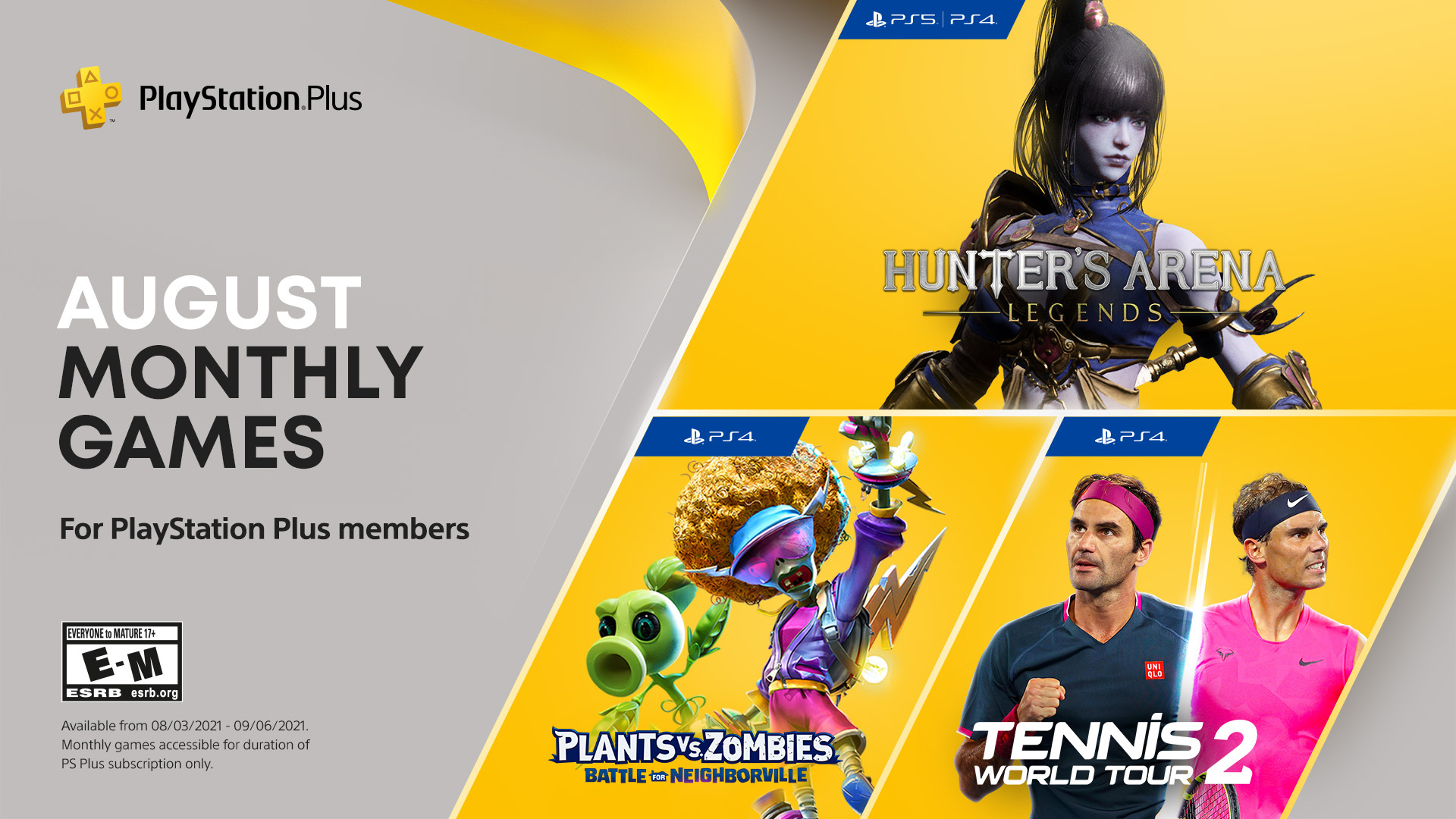 PlayStation Plus for August 2021 Lineup