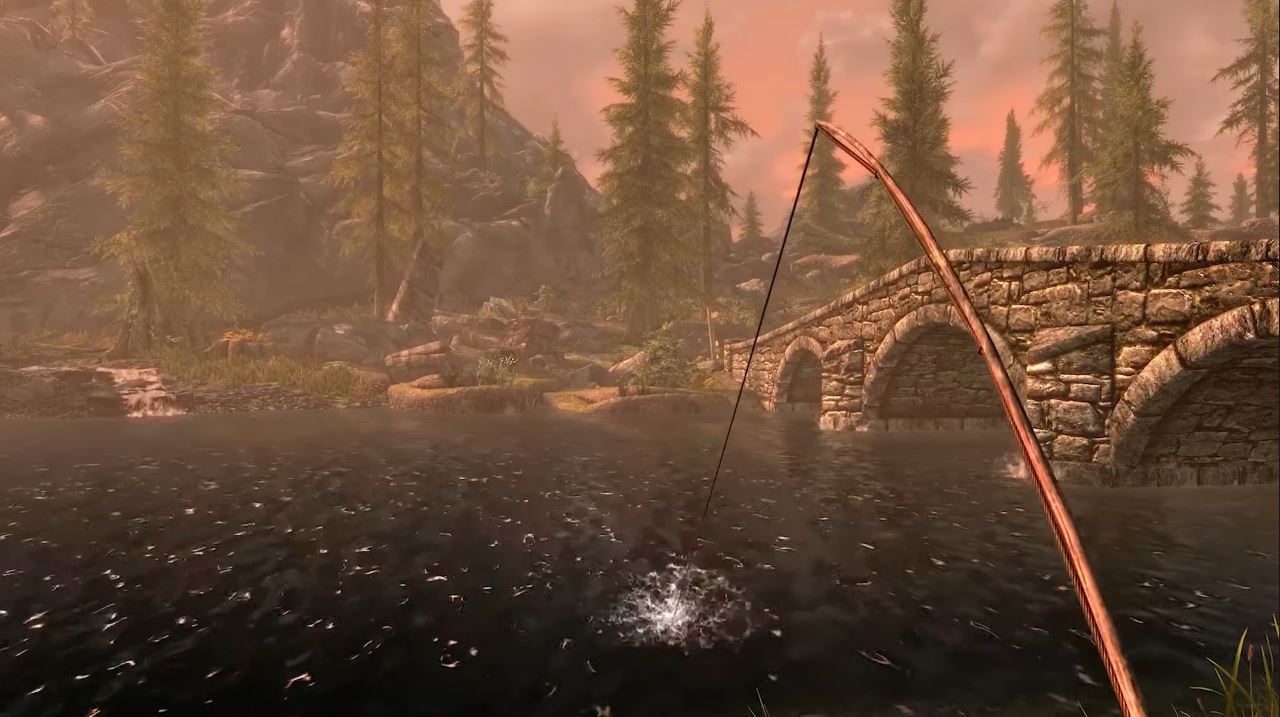 Skyrim is Getting an Official Fishing