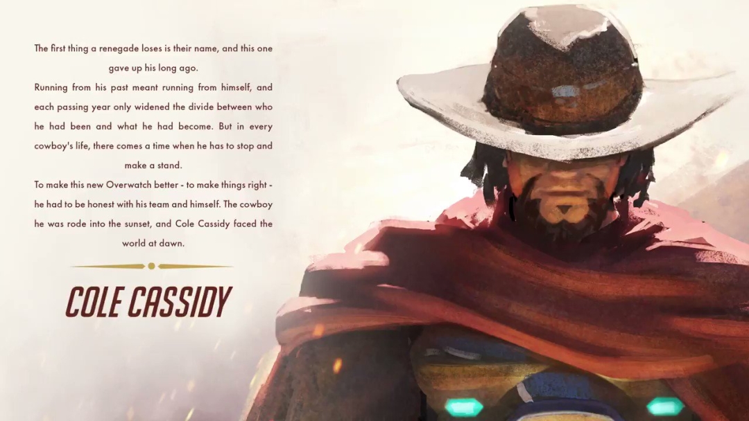 Overwatch McRee renamed Cole Cassidy