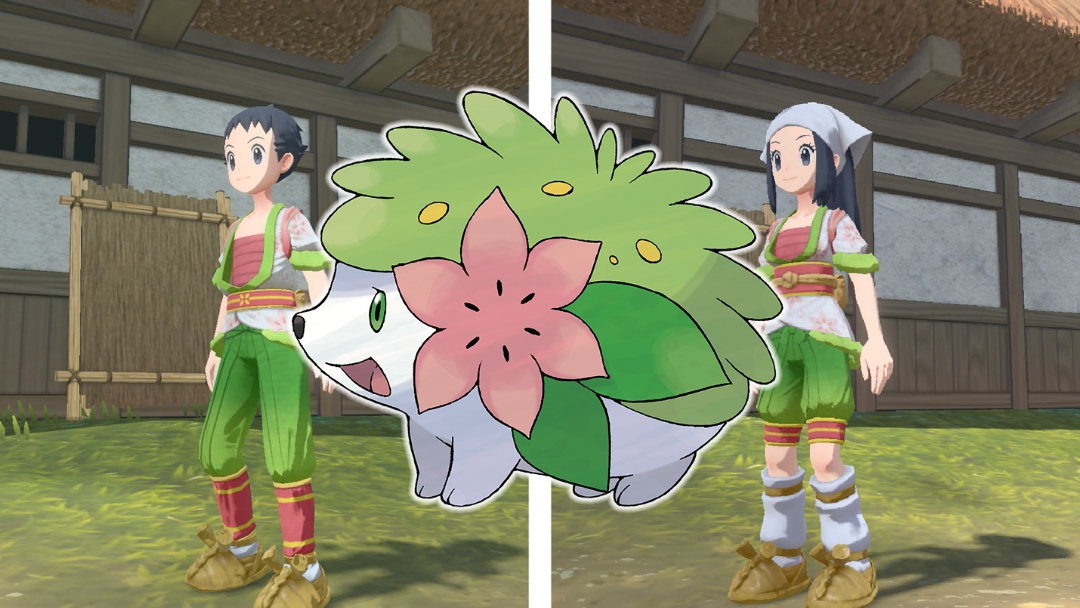 How to get Shaymin and the Shaymin Kimono Set save bonuses in Pokémon  Legends Arceus