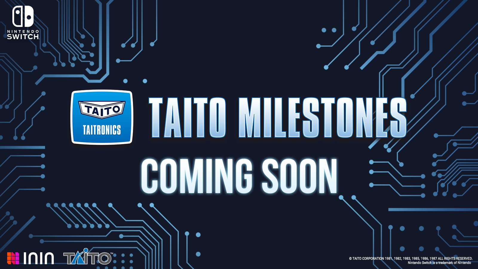 Taito Milestones is Coming West