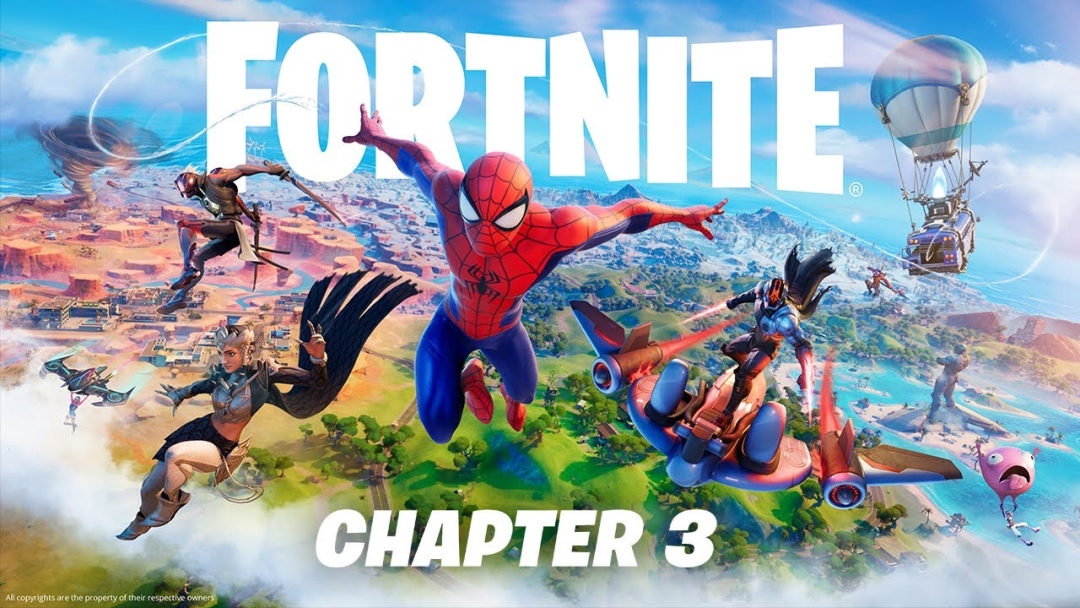 Fortnite Chapter 3 Spider-Man The Rock