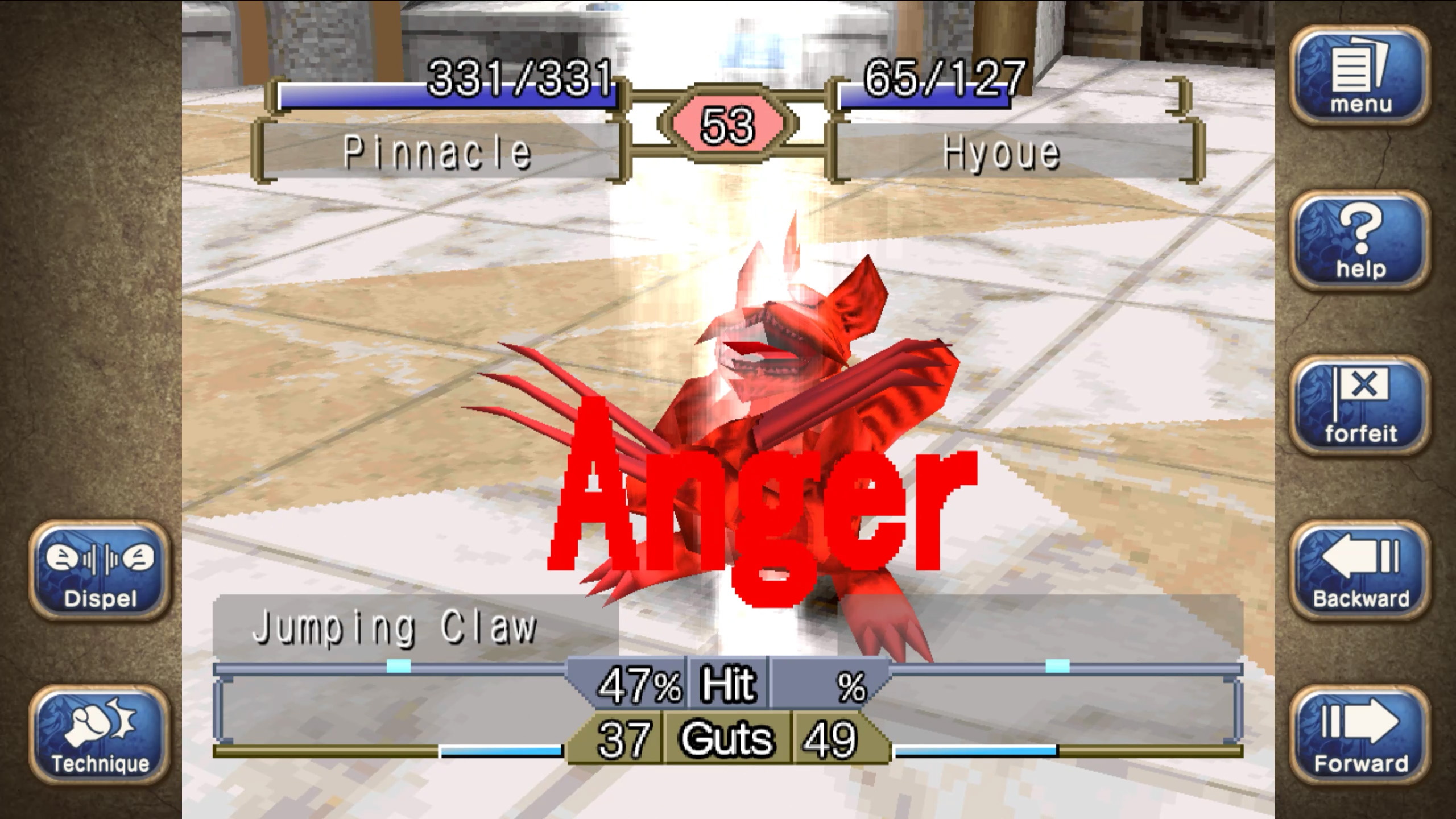 A Kato using the Anger battle special.