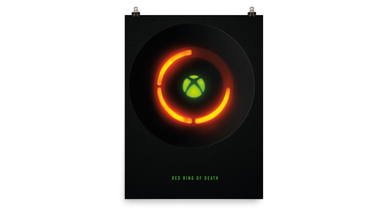 Xbox Red Ring of Death Poster