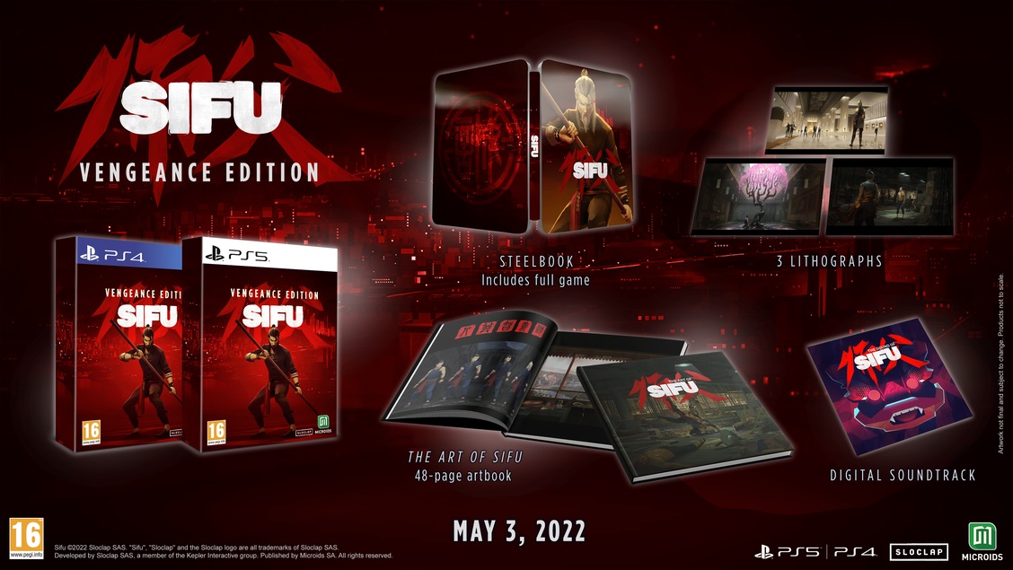 Sifu physical edition launches in May 2022