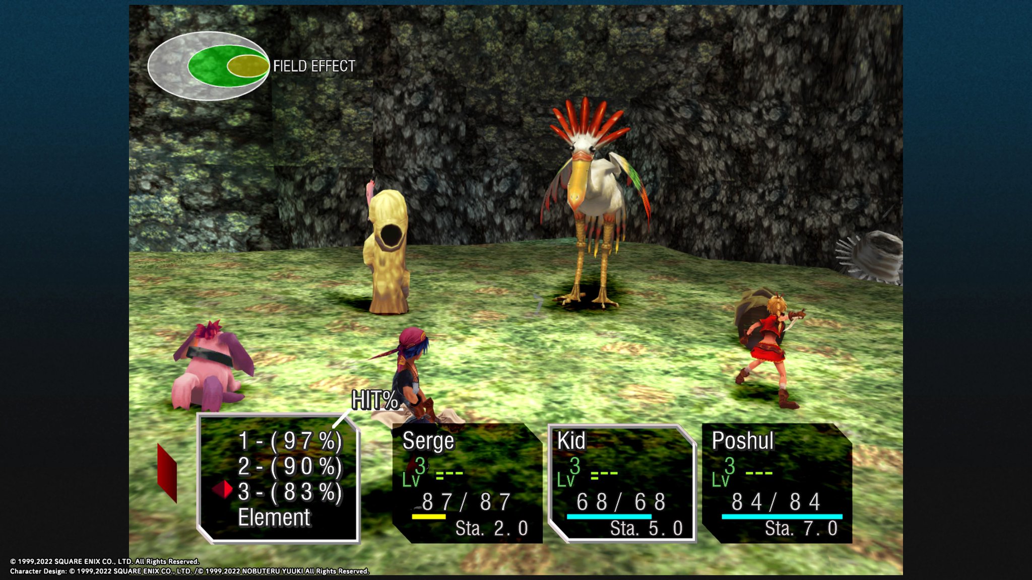 Chrono Cross: The Radical Dreamers Edition - All Screen Types Comparison  (Normal, Full and Zoomed) 