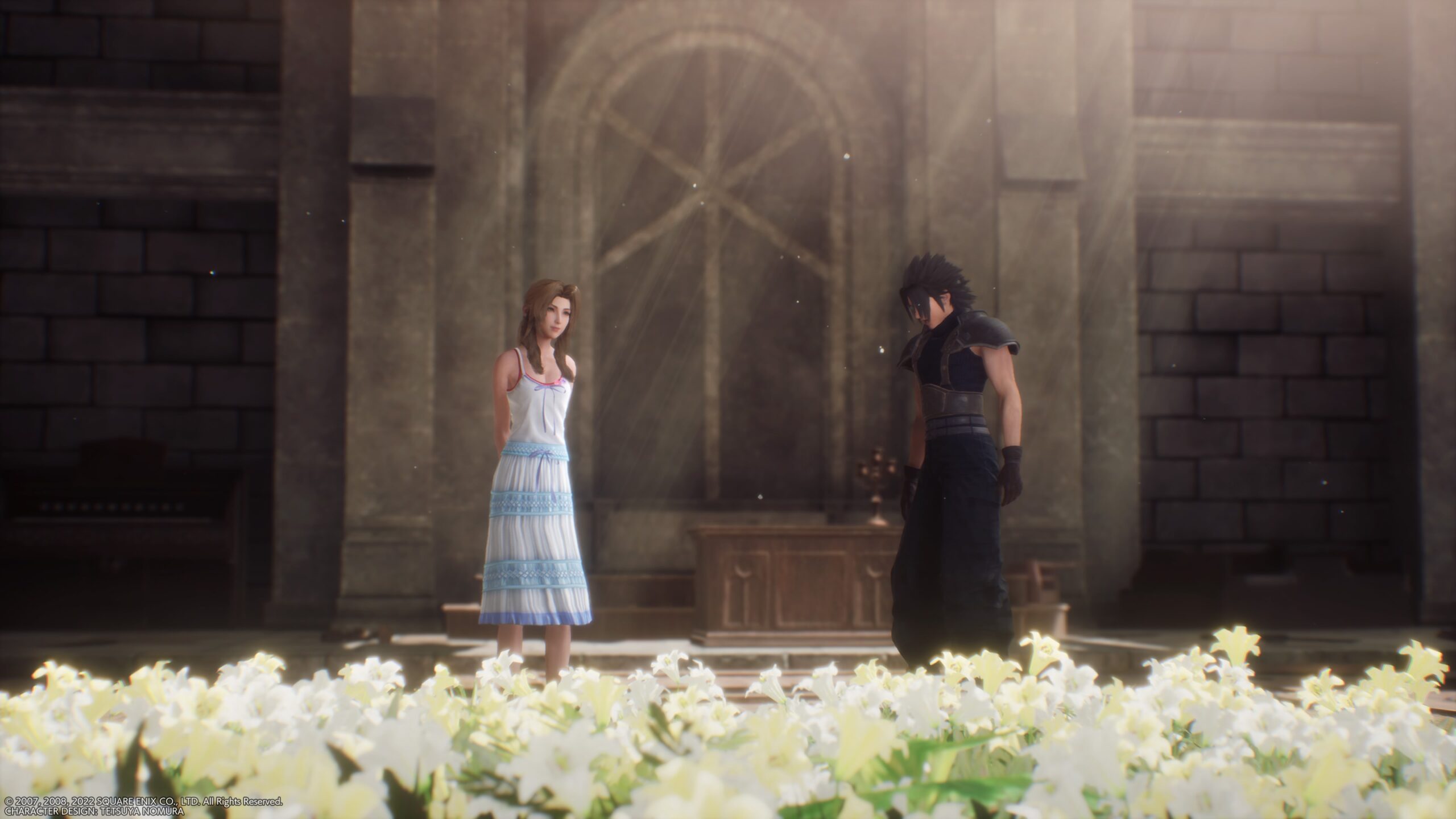 Final Fantasy VII: Crisis Core Reunion Midgar Full of Flowers
