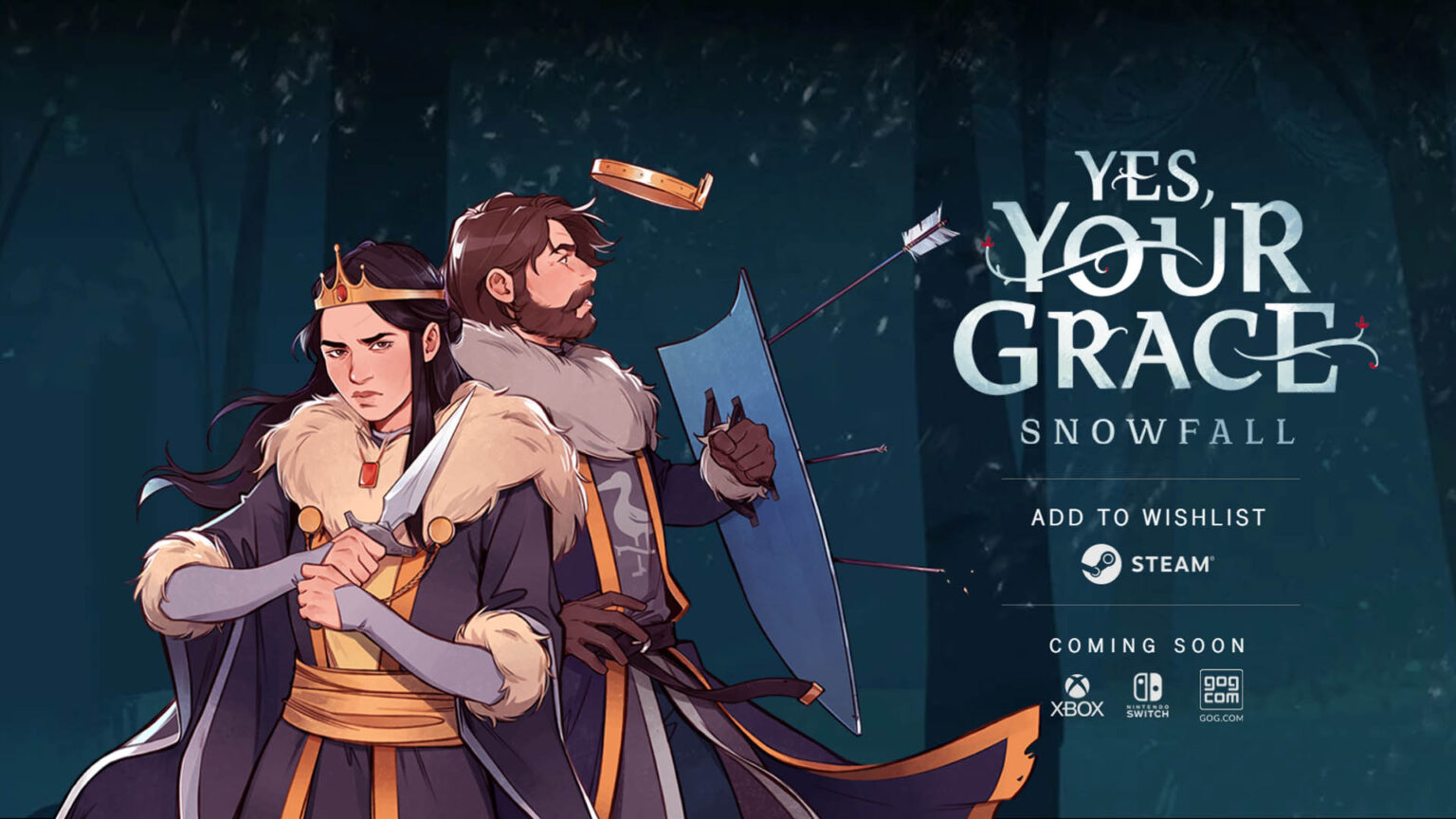Kingdom management game Yes, Your Grace Snowfall announced Niche Gamer